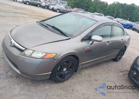 2006 Honda Civic Lx из США, поврежденный, VIN 1HGFA16586L136532